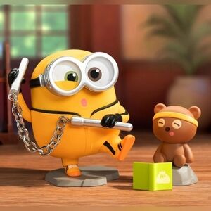 Pop Mart Minions Bedtime Stories Confirmed Martial Art Legent Blind Box Figure